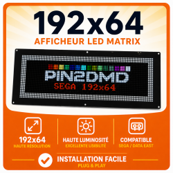Pin2dmd EVO 192x64 Flipper