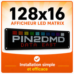 Pin2dmd EVO 128x16 Flipper...